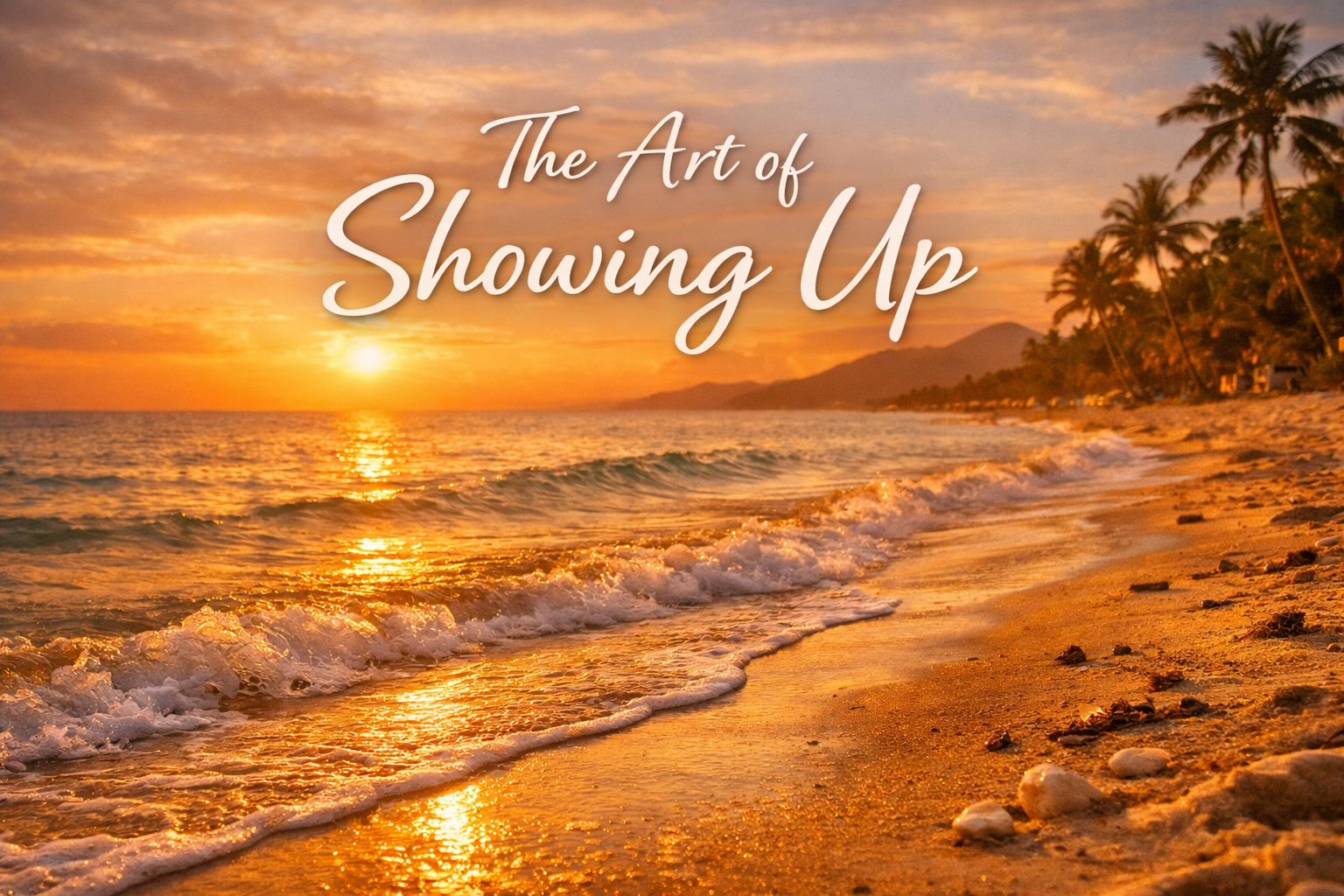 ⭐ The Art of Showing Up (Even When You’re Tired)