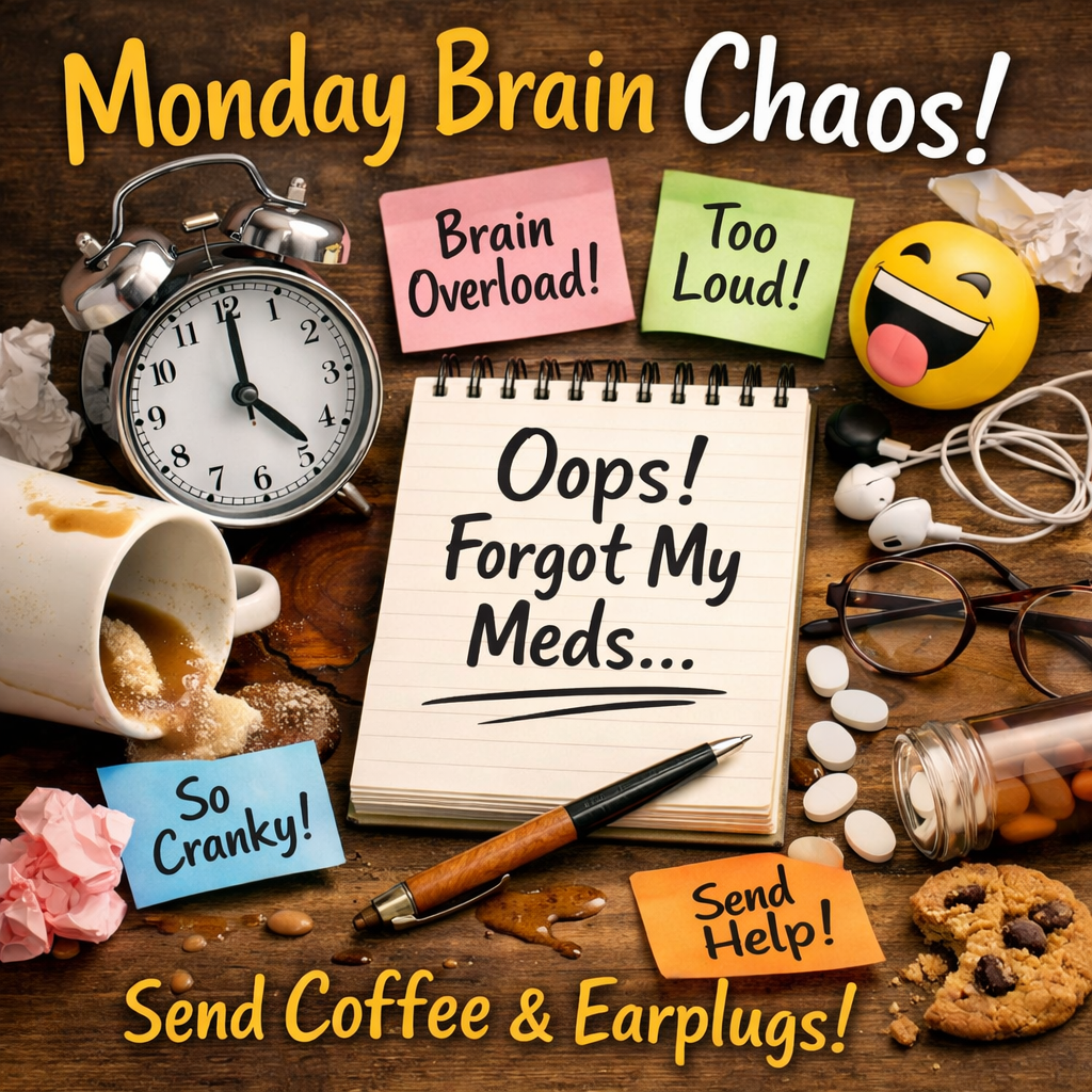 🤦‍♀️ My Brain Is Loud Today… and It’s 100% My Fault