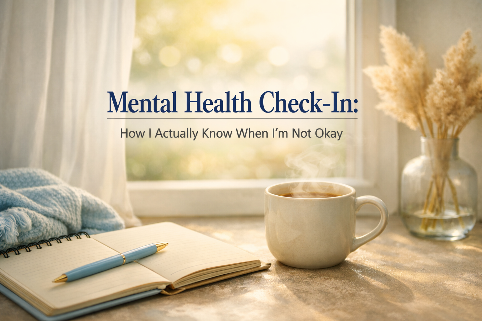 Mental Health Check‑In: How I Actually Know When I’m Not Okay